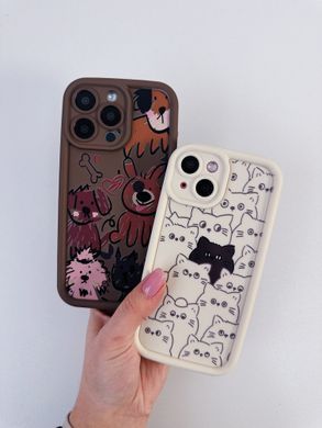 Чохол Pets Case для iPhone 7 Plus | 8 Plus Dogs Brown - ash-mobile.com.ua - фото 3
