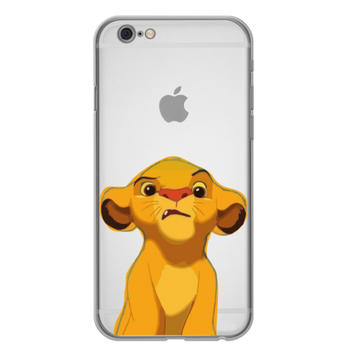 Чохол прозорий Print Lion King для iPhone 6 Plus | 6s Plus Simba Evil - ash-mobile.com.ua - фото 1