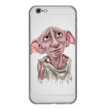 Чохол прозорий Print POTTERMANIA для iPhone 6 Plus | 6s Plus Dobby - ash-mobile.com.ua - фото 1