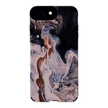 Чохол Ribbed Case для iPhone 7 Plus | 8 Plus Marble White/Brown - ash-mobile.com.ua - фото 1