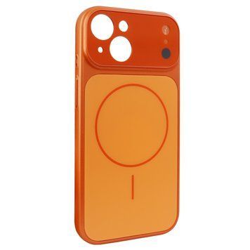 Чохол Nofelet AG Glass with MagSafe для iPhone 15 Starry Orange - ash-mobile.com.ua - фото 1