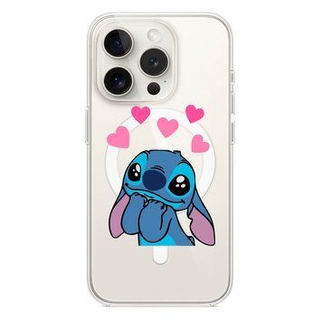 Чохол прозорий Print Blue Monster with MagSafe для iPhone 11 PRO Love - ash-mobile.com.ua - фото 1