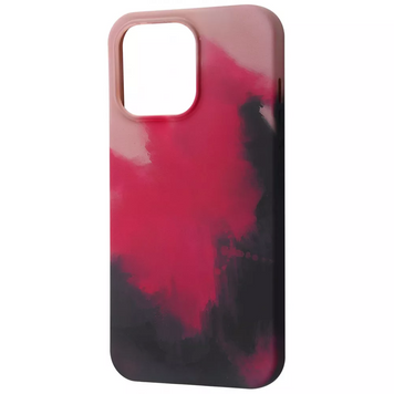 Чохол WAVE Watercolor Case для iPhone 13 MINI Pink/Black - ash-mobile.com.ua - фото 1