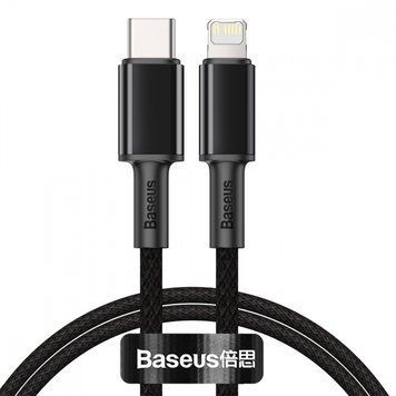 Кабель Baseus High Density Braided Type-C to Lightning PD 20W (1m) Black - ash-mobile.com.ua - фото 1