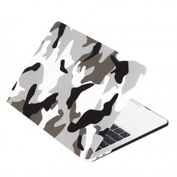 Накладка Picture DDC для MacBook New Air 13.3" (2018-2019) Grey Camouflage - ash-mobile.com.ua - фото 1