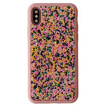 Чохол Bling World Grainy Diamonds для iPhone X | XS Бісер Mix - ash-mobile.com.ua - фото 1