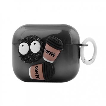 Чехол Pretty Things Case для AirPods 3 Black Coffee - ash-mobile.com.ua - фото 1