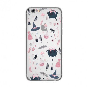 Чохол прозорий Print Halloween для iPhone 6 Plus | 6s Plus Potion Pink - ash-mobile.com.ua - фото 1