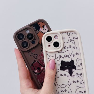 Чохол Pets Case для iPhone 7 Plus | 8 Plus Dogs Brown - ash-mobile.com.ua - фото 4