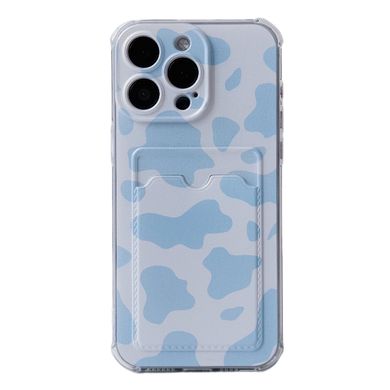 Чехол прозрачный с карманом ASH PRINT для iPhone 16 PRO MAX Cow - ash-mobile.com.ua - фото 1