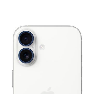 Захисне скло на камеру Diamonds Lens для iPhone 17 Titanium Blue
