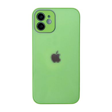 Чохол Glass FULL+CAMERA Pastel Case для iPhone 12 Light Green купити