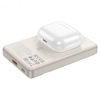 Портативна Батарея Hoco Q18 Tourer 22.5W MagSafe 10000mAh Antique White - ash-mobile.com.ua - фото 2