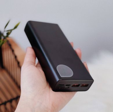 Портативна Батарея Baseus Adaman Metal Digital Display 22.5W (QC3.0 PD3.0) 20000mAh Pink - ash-mobile.com.ua - фото 4