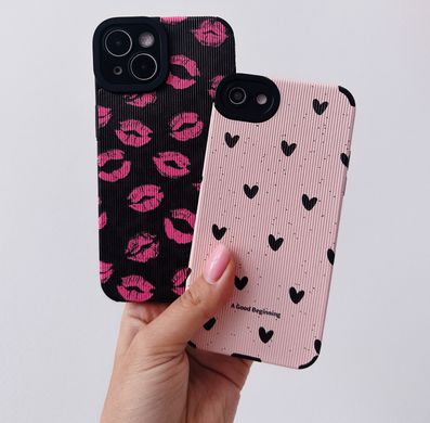 Чехол Ribbed Case для iPhone XR Big Butterfly Black/White купить