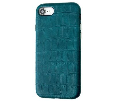 Чохол Leather Crocodile Сase для iPhone 7 | 8 | SE 2 | SE 3 Forest Green купити
