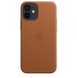 Чохол Leather Case with MagSafe для iPhone 12 MINI Saddle Brown