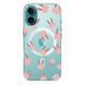 Чохол прозорий Print Animals with MagSafe для iPhone 17 Rabbit