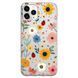 Чехол прозрачный Print Flower для iPhone 17 PRO MAX Sunflower
