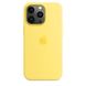 Чохол Silicone Case Full OEM+MagSafe для iPhone 13 PRO Lemon Zest