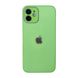 Чехол Glass FULL+CAMERA Pastel Case для iPhone 12 Light Green