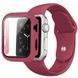 Ремінець Silicone BAND+CASE для Apple Watch 42 mm 10 series Rose Red