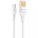 Кабель Proove Double Way Silicone USB to Micro USB 2.4A (1m) White