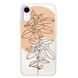 Чохол прозорий Print Leaves with MagSafe для iPhone XR Flowerpot купити