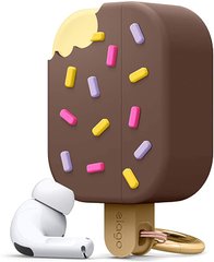 Чохол 3D для AirPods PRO Ice Cream Chocolate Brown купити