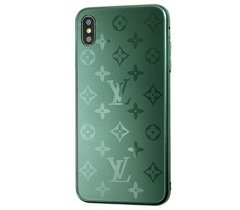 Чехол Glass ЛВ для iPhone X | XS Forest Green купить