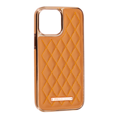 Чехол PULOKA Design Leather Case для iPhone 13 Brown