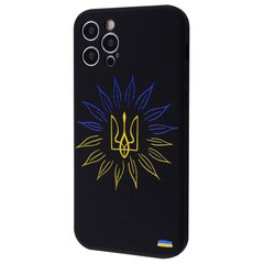Чехол WAVE Ukraine Edition Case with MagSafe для iPhone 13 Ukraine Flower Black