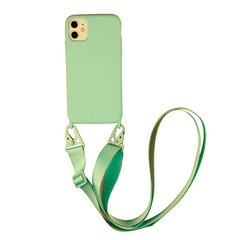 Чехол STRAP COLOR Case для iPhone 11 PRO MAX Mint Gum купить