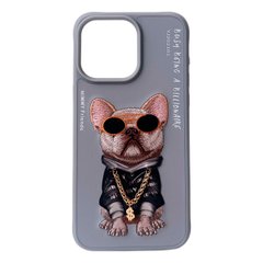 Чехол Nimmy Case Rich Pets для iPhone 14 PRO MAX Dog Grey