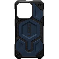 Чехол UAG Monarch Pro with MagSafe Leather для iPhone 15 Plus Blue