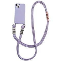 Чохол TPU two straps California Case для iPhone 14 Plus Glycine