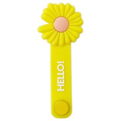 Зажим для кабеля Flower Yellow