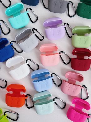 Чохол силіконовий LOGO з карабіном для AirPods 4 Lilac - ash-mobile.com.ua - фото 5
