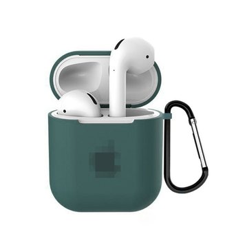 Чохол (яблуко) для AirPods 1 | 2 Pine Green - ash-mobile.com.ua - фото 1