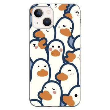 Чохол прозорий Print Duck для iPhone 14 Duck More - ash-mobile.com.ua - фото 1