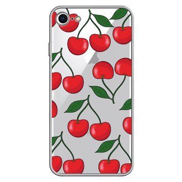 Чехол прозрачный Print Cherry Land для iPhone 16e | 17e Big Cherry - ash-mobile.com.ua - фото 1