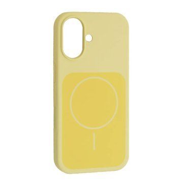 Чохол New Silicone Case with MagSafe для iPhone 17 Milk Yellow