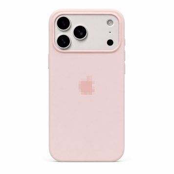 Чохол Silicone Case with MagSafe OEM для iPhone 17 PRO MAX Pink Sand
