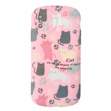 Чехол Cat Camera Protection для iPhone X | XS Pink - ash-mobile.com.ua - фото 1