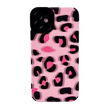 Чохол Ribbed Case для iPhone 7 Plus | 8 Plus Leopard big Pink - ash-mobile.com.ua - фото 1