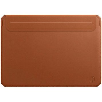 Шкіряний конверт Wiwu skin Pro 2 Leather для Macbook 15.4 Brown - ash-mobile.com.ua - фото 1