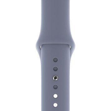 Ремешок Silicone Sport Band для Apple Watch 38mm | 40mm | 41mm | 42mm (10 | 11 series) Lavender Gray размер S - ash-mobile.com.ua - фото 1
