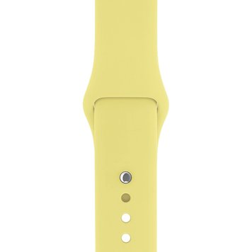 Ремешок Silicone Sport Band для Apple Watch 38mm | 40mm | 41mm Yellow Mellow размер S - ash-mobile.com.ua - фото 1