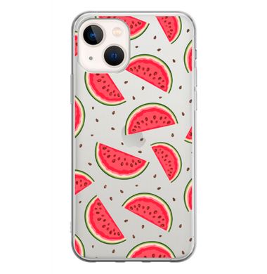 Чохол прозорий Print SUMMER для iPhone 13 MINI Watermelon