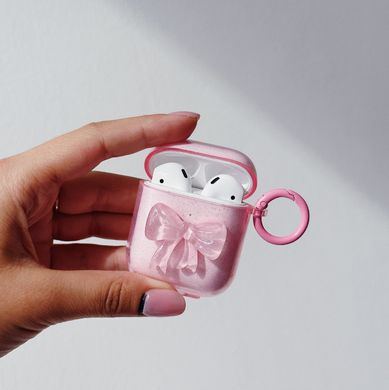 Чехол Бантик для AirPods PRO 2 Glossy Pink - ash-mobile.com.ua - фото 8